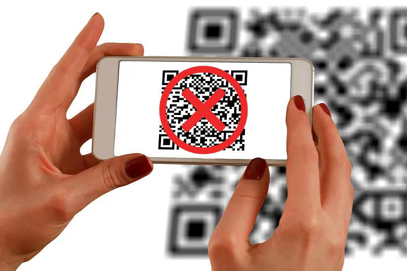 faux QR code