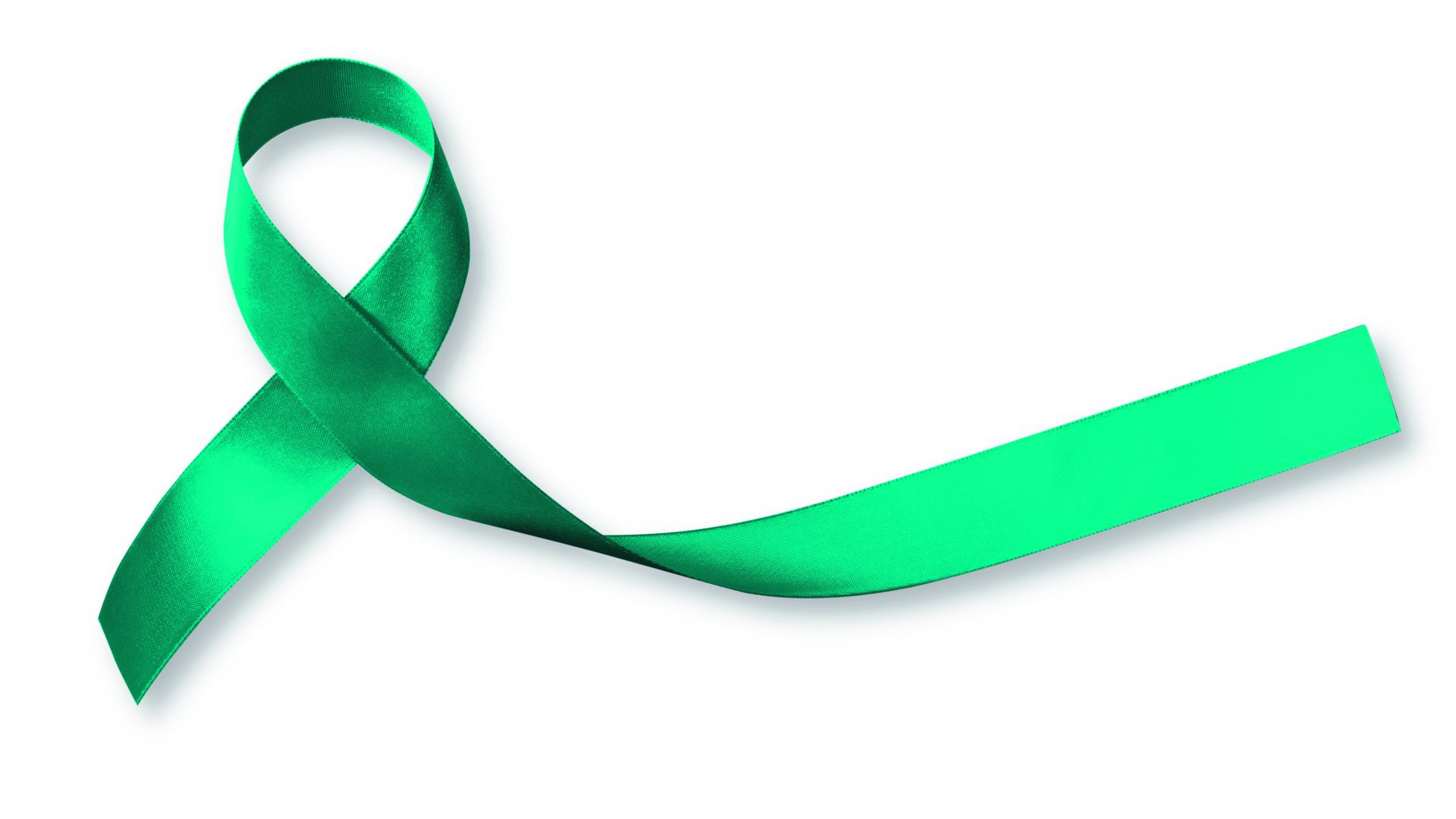 Ruban vert : symbole du cancer de l'ovaire